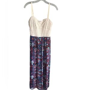 Lily Rose Contrast Maxi Sundress